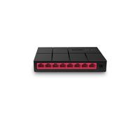 TP-Link TPLINK-198 MS108G Switch Mercusys MS108G. 8 puertos 10/100/1000 Mbps. Auto MDI/MDIX. Plug & Play. Diseño sin ventilador.