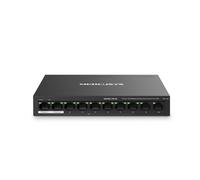 TP-Link TPLINK-203 MS110P Switch PoE Mercusys MS110P. 10 puertos RJ45 10/100 Mbps, 8 con entrega PoE+ de hasta 30?W por puerto (