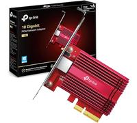 TP-Link TX401-Tarjeta de Red PCIe Ethernet, 10 Gbps, Gigabit, Windows&Linux | Tarjeta de Red PCIe. Ethernet 10G. Disipador Térmico. Instalación Interna. Compatible con Windows.