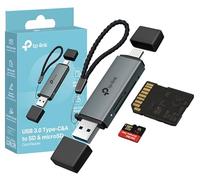 TP-Link UA430D - Lector de Tarjetas USB, 5 Gbps, Plug & Play, SD y microSD