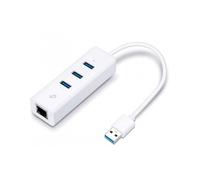 TP-Link UE330 base para portátil y replicador de puertos Alámbrico USB 3.2 Gen 1 (3.1 Gen 1) Type-A Blanco