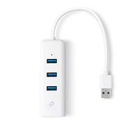 TP-Link UE330 base para portátil y replicador de puertos Alámbrico USB 3.2 Gen 1 (3.1 Gen 1) Type-A Blanco