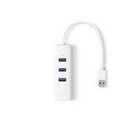 TP-Link - UE330 base para portátil y replicador de puertos Alámbrico USB 3.2 Gen 1 (3.1 Gen 1) Type-A Blanco