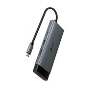 TP-Link UH7021C USB C Hub PD100W, 4K 60Hz HDMI, 1×USB C, 2×USB A, SD y microSD hasta 200MB/s, Plug and Play, Compatible con MacOS, Windows, Linux, iPad OS, iOS, Android