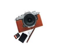 TP Original Funda de Cuero Genuino Hecho a Mano con Media cámara y Funda para Nikon Z FC Zfc Rufous Color