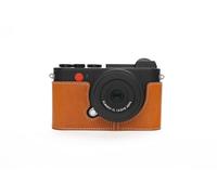 TP original genuino hecho a mano de cuero genuino Half Camera Case Bag para Leica CL Sandy Brown color