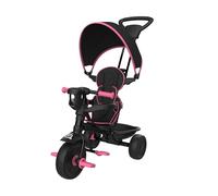 TP Toys 709 - Triciclo 4 en 1 Plus Deluxe, Crepúsculo Rosa, Triciclo escalable y Ajustable para niños de 10 a 36 Meses, Color Rosa