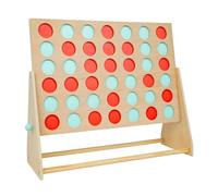 TP Toys Wooden 4 in a Row Garden Kids Ages 3+ Fun 1-4 Player Giant Connect 4 Game for Indoor or Outdoor Play, Color Madera, tamaño (117)