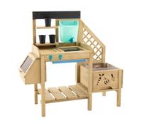 TP Toys - Mesa de llenado de Madera FSC® - Taller de jardinería Infantil móvil con Ruedas, contenedor, macetas y depósito de Agua - a Partir de 3 años - 91,6 x 36,5 x 88,3 cm