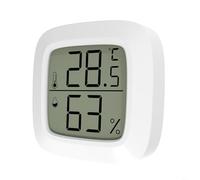 TP49 Pequeño higrómetro digital Termómetro de interior Monitor de temperatura ambiente Medidor de humedad Pantalla LCD grande Actualización rápida 10s Cuerpo ABS Tres métodos de instalación Oficina en