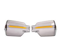 TPARIS Moto Protectores de Mano, para Kymco Super Dink 300 300i 125 XTown Grand G Dink 300 Motocicleta Protectores Parabrisas Protección de Manos Guardamanos Agarre Manillar Escudo,Transparent Grey