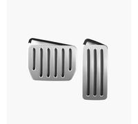 TPARTS Almohadillas de Pedal de Rendimiento Tesla Model 3 Model Y Performance, Cubierta de Pedal de Freno de Acelerador Antideslizante de Aluminio, Accesorios Protectores de Pedales, Acabado de Gama