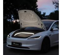 TPARTS Frunk - Tira de luces LED para Tesla Model 3 Highland 2024+, silicona flexible, impermeable, iluminación interior, modelo 3, premium, accesorios de maletero, luces ambientales (luz blanca fría)