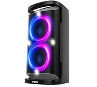 TPBEAT Altavoz Bluetooth Portatil Potente, 160W Partybox, Sonido Fuerte, Punchy Bass, Altavoz Bluetooth Grande con Espectáculo de luz LED, Carga Rápida, 15h de Juego, Memoria USB para Party, AUX, EQ