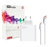 TPCmobile Cargador de Red Super Rápido 120W para Xiaomi 12 Pro,12S Pro,12T,12TPro,13Pro,13TPro,14Pro, Note 12 Pro+, Note 11 Pro, 11T Pro+, Mi 11T Pro, Mi Mix 4, Black Shark 4S, 4S Pro, 5, 5 RS, 5 Pro