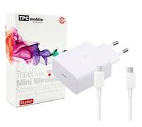 TPCmobile Cargador de Red Ultra Rápido 65W (PDO/PPS) USB Tipo C (USB-C) para Samsung Galaxy Book, Book Pro, Book Pro 360, Galaxy Book2, Book2 Pro, Book2 Pro 360 (TA865W)