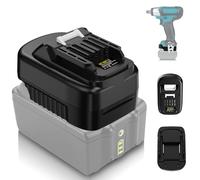 TPDL Adaptador convertidor para herramientas eléctricas Makita de 12 V, adaptador de batería MT18MT12 para batería BL1850 de 18 V a batería de iones de litio Max CXT BL1021B BL1016, para Makita 12 V