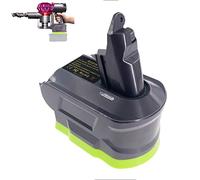 TPDL Adaptador de batería para Dyson V6, para Ryobi 18 voltios ONE+ convertidor de batería para aspiradora Dyson V6 Series SV03 SV04 SV09 DC62 DC59