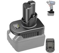 TPDL Adaptador de batería para Makita a para Bosch Professional 12 V System GBA herramienta eléctrica, convertidor MT18BS12 adaptador de batería para Makita 18 V BL1850 batería convertidor a para