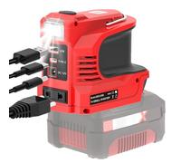 TPDL Inversor de corriente para batería Einhell PCX de 18 V, CC 18 V a 220 V ~ 230 V CA, convertidor de corriente con USB y tipo C, luz de trabajo LED Sinus Sine Wave para batería Einhell
