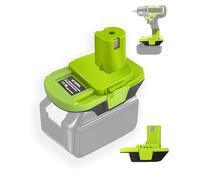 TPDL MT18RL - Adaptador de batería para herramienta de batería Ryobi de 18 V, convertidor de batería con conexión USB, conversión con batería Makita de 18 V a herramienta de iones de litio Ryobi de 18