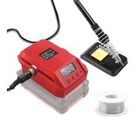 TPDL Soldador inalámbrico Einhell 18 V Li-ion, 60 W LCD, 180-480 °C, 50 g alambre