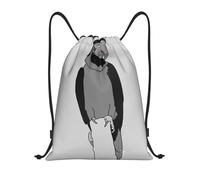TPDODON Bolsa con cordón para almacenamiento, portátil, para guardar cosas, guacamayo azul brasileño, para comestibles, bolsos de hombro, plegable, para viaje.