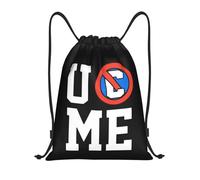TPDODON Bolsa con cordón WWE John Cena U Can't See Me para entrenamiento, yoga, mochilas para mujer y hombre, mochila deportiva para gimnasio