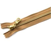 TPDRKOWJX Cremalleras de Metal, Costura, 1 Pieza 5# Cremallera con Dientes Dorados 20 a 50 cm Cierre automático, Bolsa Bricolaje, Bolso, Botas, Accesorios Cremallera,(D Wine,25cm)(C Brown,20cm)