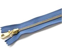 TPDRKOWJX Cremalleras de Metal, Costura, 1 Pieza 5# Cremallera con Dientes Dorados 20 a 50 cm Cierre automático, Bolsa Bricolaje, Bolso, Botas, Accesorios Cremallera,(D Wine,25cm)(E Slate Blue,40cm)