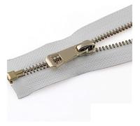TPDRKOWJX Cremalleras de Metal, Cremallera, Extremo Abierto, for Coser, Invisibles, 5#(Wit,75cm)(Wit,65cm)