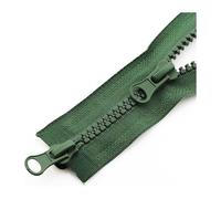 TPDRKOWJX Cremalleras de Metal, Cremalleras, 5 Piezas con Cremallera bidireccional, Doble, Cierre automático Extremo Abierto, Abierta (Rojo, 120 cm)(Green,100CM)