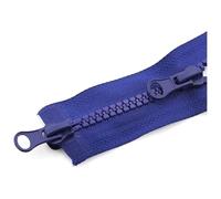 TPDRKOWJX Cremalleras de Metal, Cremalleras, 5 Piezas con Cremallera bidireccional, Doble, Cierre automático Extremo Abierto, Abierta (Rojo, 120 cm)(Royalblue,100CM)