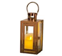 TPDRKOWJX Linterna, Decorativa Candelabro Candelero Metal Grande Lámpara de Viento a Prueba Centros Mesa Boda Cristal (Oro 14X14X39CM)(Gold 14x14x39cm)