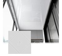 TPDRKOWJX Paneles de Azulejos Techo, Cuadrados pegados 300 x, Paneles PVC Impermeables con Parte Posterior lámina for Restaurante Oficina residencial, Papel Tapiz cortable (B,35 Piezas)(B,70 pcs)