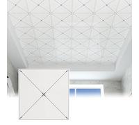 TPDRKOWJX Paneles de Azulejos Techo, Cuadrados pegados 300 x, Paneles PVC Impermeables con Parte Posterior lámina for Restaurante Oficina residencial, Papel Tapiz cortable (B,35 Piezas)(C,45 pcs)