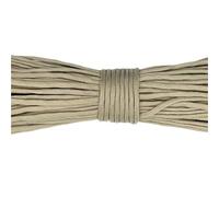 TPDRKOWJX Paracord, 5M 10M 20M 31M 550 Cuerda de paracaídas cordón 7 hebras Escalada Camping Supervivencia(001,10m)(Beige,Length 20M)