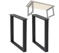 TPDRKOWJX Pata de Mesa, Patas Acero 28 "y 39" - Banco y café Modernas Resistentes Soporte Comedor Metal 20 "de Ancho, Perfecto for Muebles proyectos Bricolaje