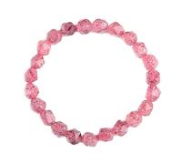 TPDRKOWJX Pulsera De Cuentas, Fresa Roja Mina Vieja Pulseras Cristal Natural Sección Belleza for Mujeres Chica Apoyo Carrera Joyería wanglan