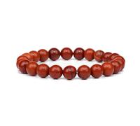 TPDRKOWJX Pulsera De Cuentas, Pulseras Ágatas Rojas for Mujeres Hombres Piedra Lunar Natural Botswana Locas Aventurina Ojo Tigre Conjunto Joyería wanglan(21cm-1PC Red Stone)