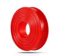 TPE Cantos de Muebles de Mesa y Sillas,Cantos Blandos Autoadhesivos Cantos de Tablero de Madera en Forma de U Cantos de Tablero Ecológico ?con Soporte Adhesiv (5m×16mm,Rojo)