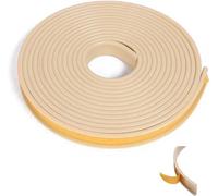 TPE Cinta autoadhesiva para muebles con acabado en forma de U Cinta de sellado para armario, armario, mesa, encimera, placa de madera - 16,4 FT/5M(altura 1,6 cm)