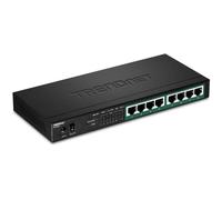 Trendnet - TPE-TG84 switch No administrado Gigabit Ethernet (10/100/1000) Energía sobre Ethernet (PoE) Negro