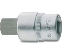 HAZET Vaso para llave 986-8 – acero al cromo 8x60 mm