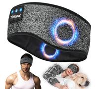 TPfocus Auriculares para Dormire ASMR Auriculares Bluetooth Regalo Hombre y Mujer, Deportiva Inalámbrico Recargable Bluetooth Dormire para Correr,Viajes y Relax(Gray)