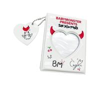 TPFRUPGD Baby-Monster Photocards Holder ‘SEEYOUTHERE’ Binder with Keychain 'MONSTIEZ' Album Photo with 16Pcs Inner Pages Postcards Holder Book Sleeves (CHIQUITA)(Chiquita)
