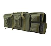 TPFRUPGD Tactical Double Gun Case Rifle Case,Padded Carrying Shotgun Case Soft Gun Case Multi-Function Gun Bag,Prefect for Hunting, Shooting and Other Outdoor Activities,Green,1.2m(F,1.2m)