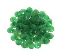 TPIONEER Lote de 10 a 30 Cuentas de cabujón de Ojo de Gato de Piedra Natural (6 a 14 mm), espaciadoras Redondas fabricación de Joyas, Accesorios de Bricolaje.