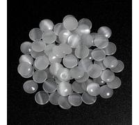 TPIONEER Lote de 10 a 30 Cuentas de cabujón de Ojo de Gato de Piedra Natural (6 a 14 mm), espaciadoras Redondas fabricación de Joyas, Accesorios de Bricolaje.