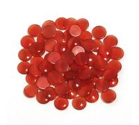 TPIONEER Lote de 10 a 30 Cuentas de cabujón de Ojo de Gato de Piedra Natural (6 a 14 mm), espaciadoras Redondas fabricación de Joyas, Accesorios de Bricolaje.